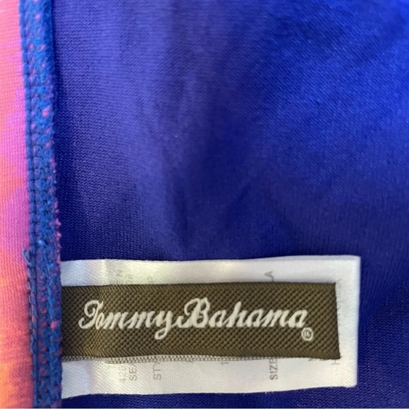 Tommy Bahama one piece striped tie dye ombre patterned swimsuit 11501 - Picture 7 of 10